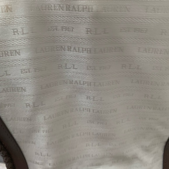 Brown leather Ralph Lauren crossbody bag. - Picture 4 of 4